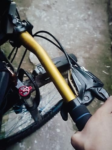 Şəhər velosipedləri: Panther dağ velosipedi - Rəng: qara-mavi dizayn, Panther loqolu — 5