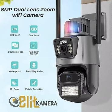 duron kamera: 📸 V380 İki Kameralı 2MP Təhlükəsizlik Kamerası – Tam Nəzarət, Maksimum — 1