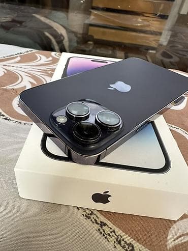 şarj: IPhone 14 Pro, 256 GB, Deep Purple, Face ID — 2