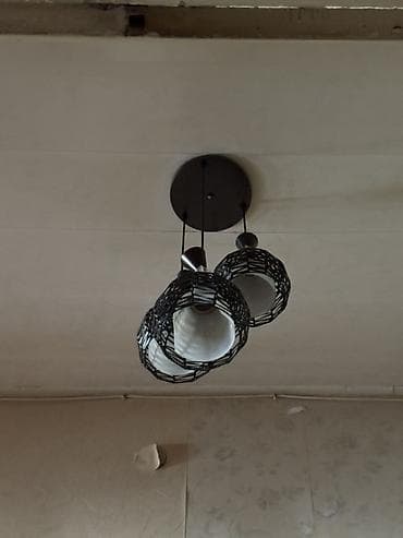 lustur cilciraq: Çılçıraq, 3 lampa, Metal — 3