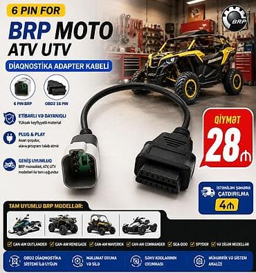 yamaha moto: Motosiklet üçün diaqnostika kabeli. Qiymət və modellər elandakı — 9