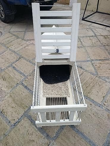 ev dovsani: Heyvan daşıma və saxlanma üçün taxta-metal qəfəs/yuva - Material — 7