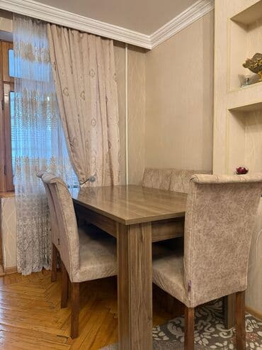 Столы: Для гостиной, Нераскладной, Прямоугольный стол, 6 стульев — 3