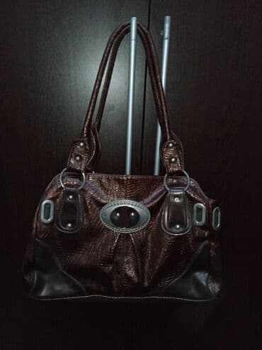 Qadın əl çantası – qəhvəyi çanta tamamilə sağlamdır. Türkiyə malıdır