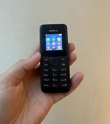 nokia telfon: Nokia < 2 GB Memory Capacity, rəng - Qara, Düyməli — 1