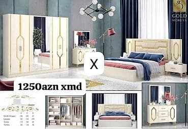 gold mobilya: Yataq otağı mebel dəsti – GOLD Mobilya dizaynı Komplektin tərkibi: - — 1