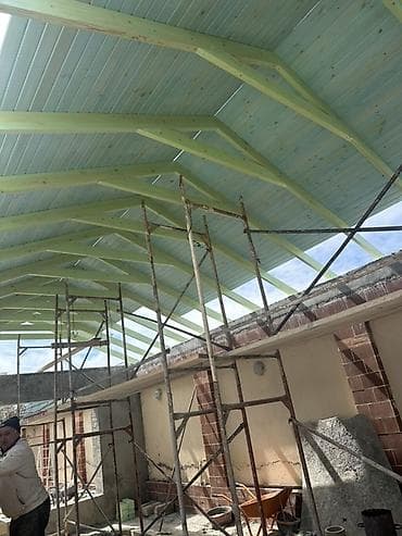 7 yerlik avtomobillər: Açıq məkanlar üçün ağac konstruksiyalı dam örtüyü və montaj xidməti - — 1