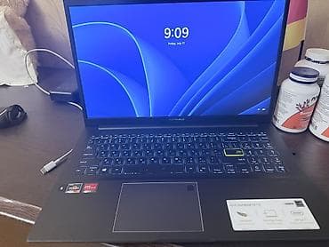 ses yaz: ASUS VivoBook 14/15 noutbuk Xüsusiyyətlər: - Prosessor: AMD Ryzen 7 — 3