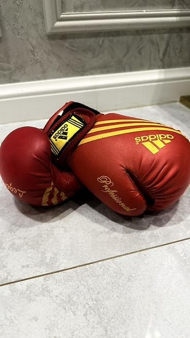 Məhsul: Boks əlcəkləri – Adidas Professional - Rəng: qırmızı, sarı