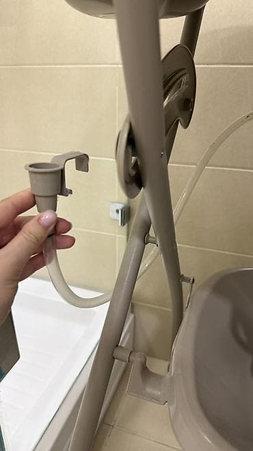 сиденье в ванну: Cam markalı uşaq vanna seti – stendli - Ergonomik plastik vanna — 5