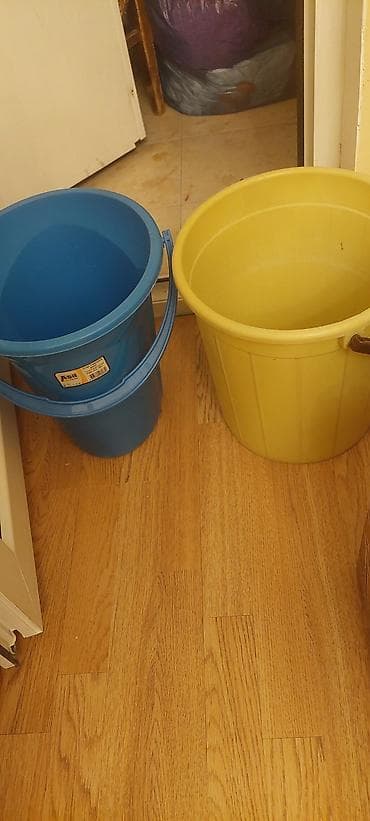 vanna satilir: Plastmas vannalar.vedrələr.çox az işlınib — 8