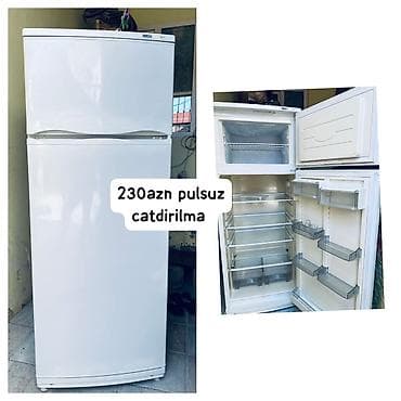 2 qapılı Atlant Soyuducu Satılır, rəng - Ağ