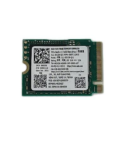 sərt disk: Daxili SSD disk Toshiba, 120 GB, M.2, İşlənmiş — 1