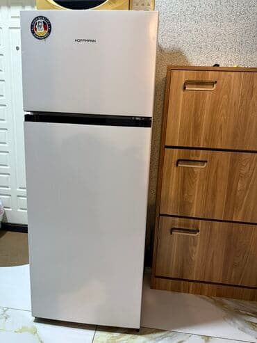 genc qizlar ucun cantalar: 2 qapılı Hoffman Soyuducu Satılır, rəng - Ağ — 3