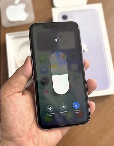 iphone 11 pro max dubay: IPhone 11, 128 GB, Deep Purple, Zəmanət, Simsiz şarj, Face ID — 6