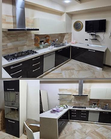 Mətbəx mebeli satılır 1200₼. Ölçü 3/2/1.80. Üzərində qaz