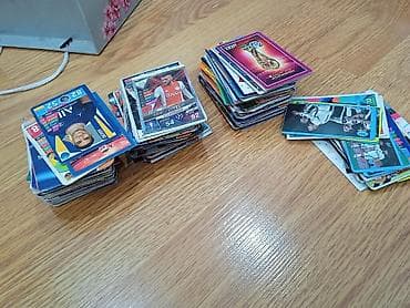 Futbol kolleksiya kartları dəsti - Müxtəlif seriyalar və illərdən