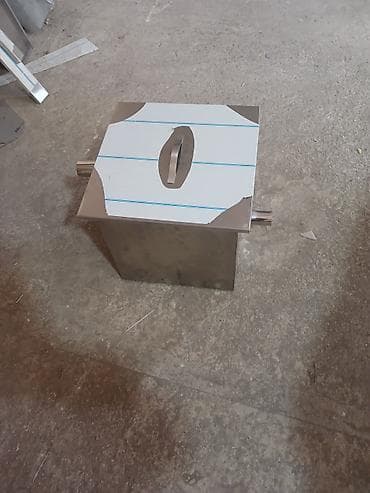 su despensoru: Paslanmayan poladdan yağ tutucu (grease trap) – istənilən ölçüdə — 2