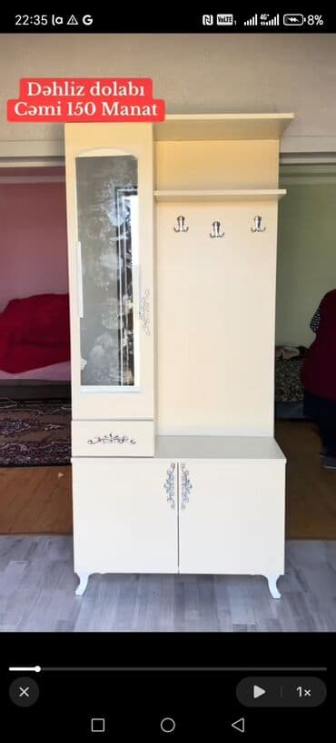 трюмо в прихожую: Прямой шкаф, Шкаф в прихожей — 8