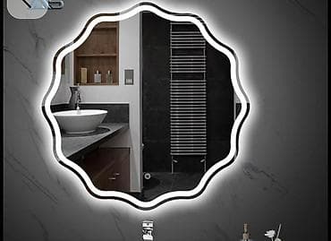aynalar: Güzgü Divar üçün, Oval, Dekorativ, Arxa işıqlı — 8