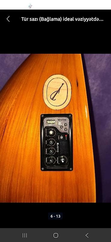 Kitablar və jurnallar: Türk sazı (Bağlama) – elektro-akustik model - Uzun saplı bağlama - — 5