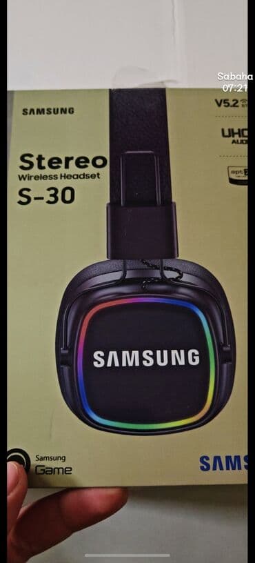 samsun a71: Yeni Simsiz (Bluetooth) Qulaqcıqlar, Samsung, rəng - Qara — 2