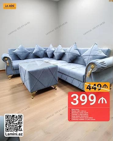 puf divan: Künc divan, Pufik, Bazalı, Açılan — 1