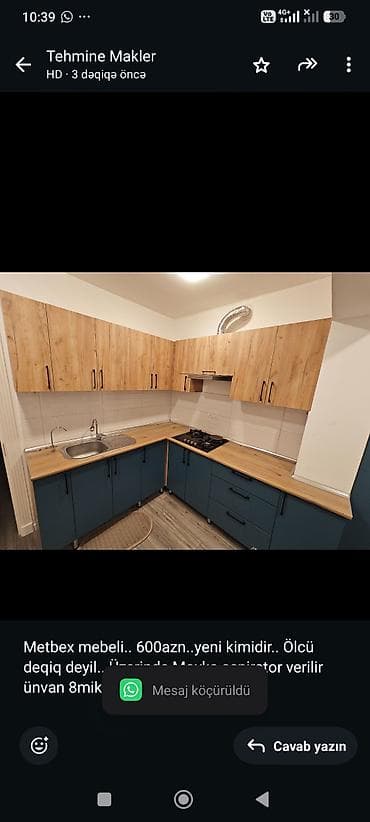 Metbex mebeli. 600azn. yeni kimidir. Ölcü deqiq deyil. Üzerinde lalafo.az -da Metbex mebeli. 600azn. yeni kimidir. Ölcü deqiq deyil. Üzerinde