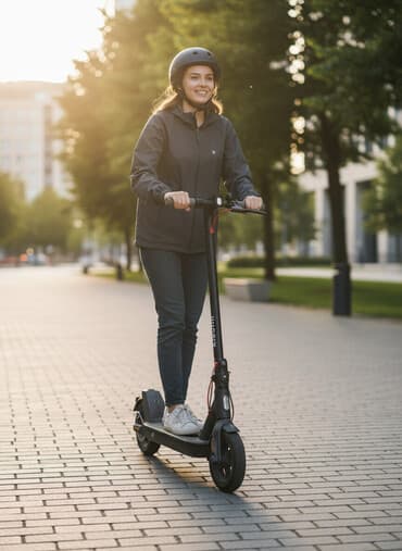 электро сомакат: Xiaomi elektrik skuter - Brend: Xiaomi - Rəng: qara - Geniş, rezin — 2