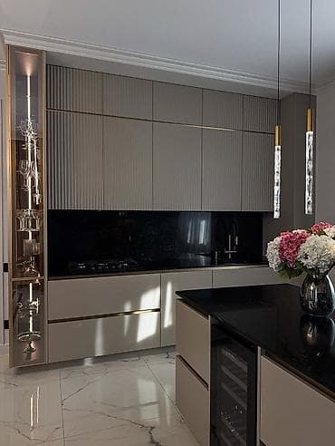 led projektorlar: Sifarişlə mətbəx dəsti, Özü çəkən petlələr, MDF, Kredit var, Pulsuz çatdırılma — 6