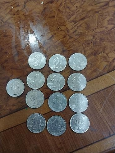 ABŞ xırda pulları kolleksiyası – müxtəlif nominal və illər Tərkib: - — 4