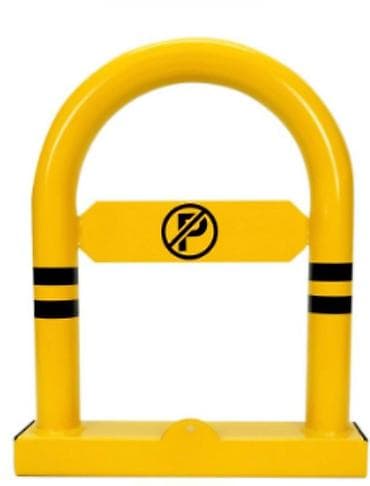 Setkalar: 1 ədəd. Sarı rəngli dayanacaq/avtopark yerinin qoruyucu baryeri — 1