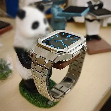 saatlar smart: Premium Brend metal kəmər – Apple Watch Mod Kit - Uyğunluq: Apple — 7