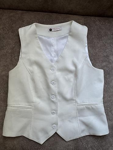 cool geyimler: Jilet, L, XL, rəng - Ağ — 1