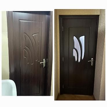 4 eded qapi tecili evden cixmalidir. 3 eded Şüşəli 2 metr uzunu,80 sm