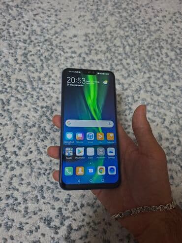 kontakt home honor: Honor 8X, 64 GB, rəng - Göy, Düyməli, Sensor, İki sim kartlı — 4