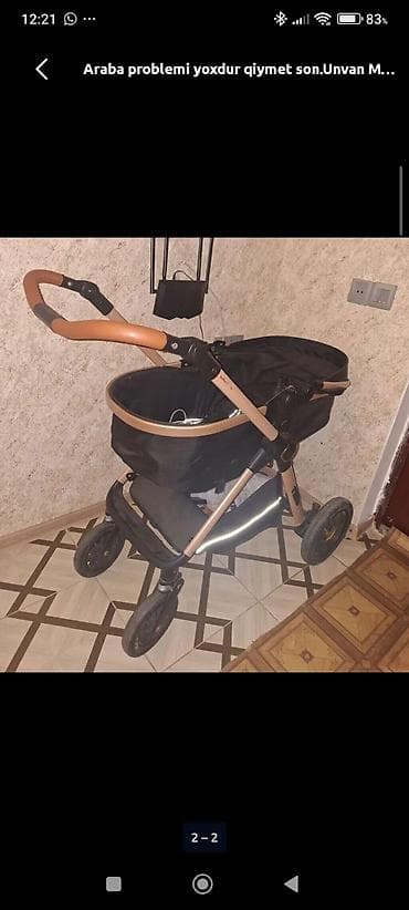 Çıxarıla bilən beşikli araba, Yaş: <1 ay