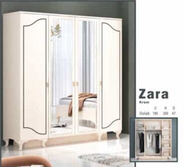 şfaner satışı: Yeni, Açılan, 4 qapılı Düz dolab, Qarderob, paltar dolabı — 1