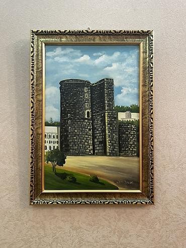 Yağlı boya tablo – Qız Qalası - Texnika: kətan üzərində yağlı boya -