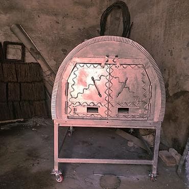 березовый уголь: Sənaye tipli metal soba – taxta və kömürlə işləməyə uyğun - Tam metal — 1