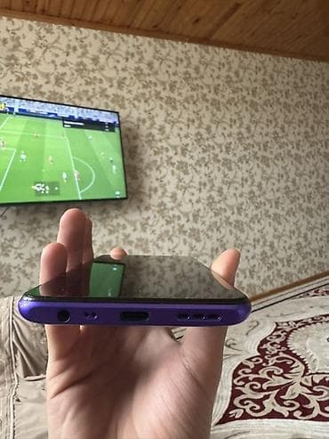 telfon kabroları: Redmi 9, 64 GB, rəng - Mavi, Barmaq izi — 2