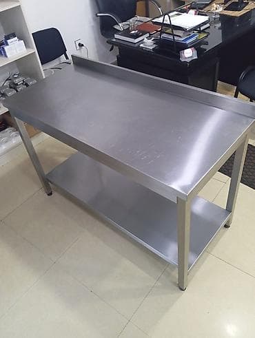 Paslanmayan poladdan istehsal olunmuş (Nerj304) peşəkar iş masası lalafo.az -da Paslanmayan poladdan istehsal olunmuş (Nerj304) peşəkar iş masası