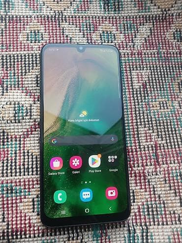 samsung z flip 5 ekran: Samsung Galaxy A50, rəng - Mavi, İki sim kartlı — 3