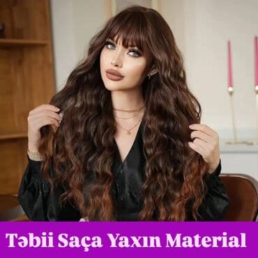 sac rəngi: Parik, Süni — 3