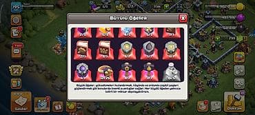 Видеоигры и приставки: Clash of clans hesabi 195 seviyedi 13 fulldu tam ayri gmail qosulub — 3