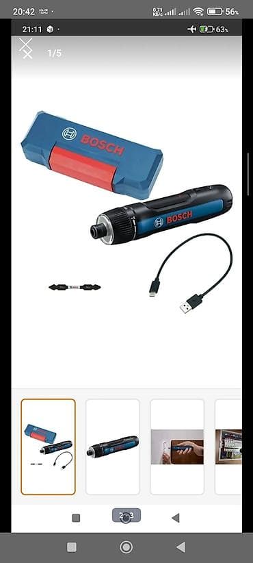 Elektrik əl alətləri: Bosch Professional GO II elektrikli tornavida - Kompakt və yüngül — 2