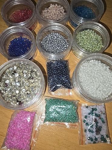 kamplekt qizillar: Bəzək və əl işləri üçün muncuq dəsti
real alıcıya endirim olunacaq — 5