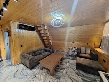 Аренда дач: A-frame üslubunda komfortlu kottec Xüsusiyyətlər: - Üçbucaq formalı — 10