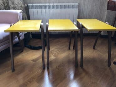 işlənmiş oturacaq: DOGTAS masa, 3 adad dast — 3