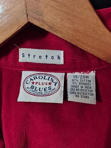 jordan jaket: Carolina Blues “Plus” qadın vilvet pencəyi - Rəng: tünd — 2